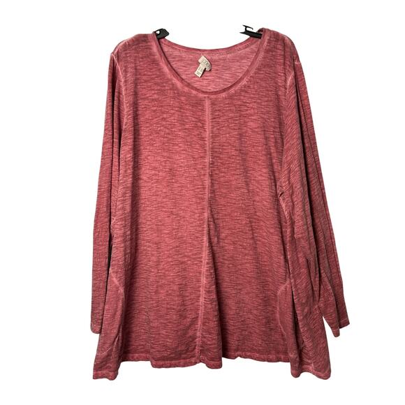 Lot of 2 Logo by Lori Goldstein Tunic Tops Womens 3X Blue Purple Pockets - Picture 2 of 10